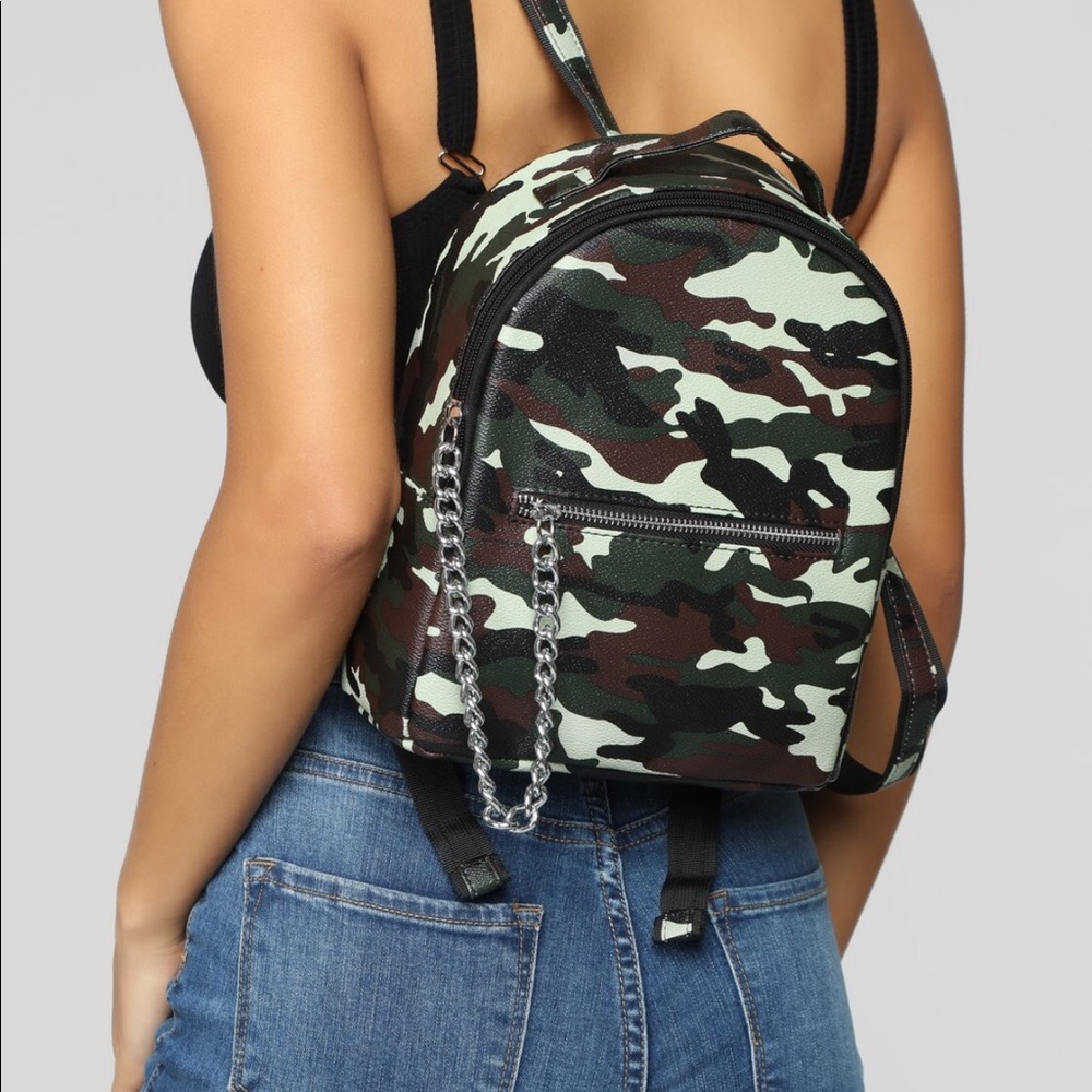 Camouflage Mini Backpack